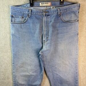 Vintage Levi's 505 Jeans Men's 42x30 Regular Straight Leg Blue Denim y2k